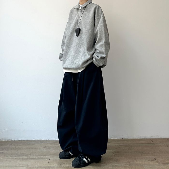 Loose Straight Wide-leg Pants N0530