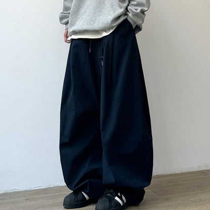 Loose Straight Wide-leg Pants N0530