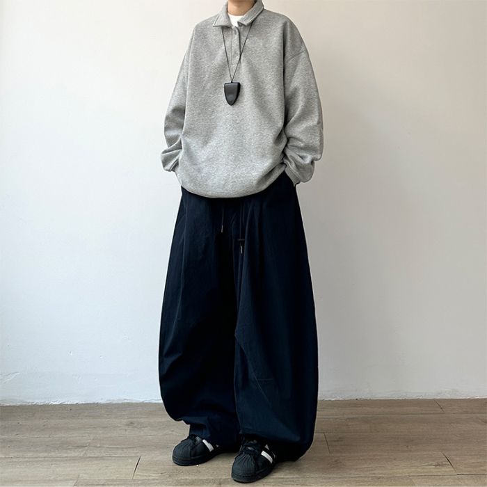 Loose Straight Wide-leg Pants N0530