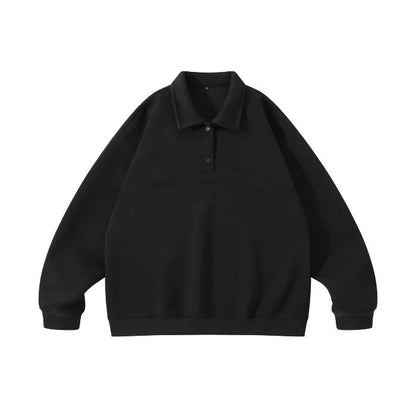 Loose Solid Color Heavy Polo N0531