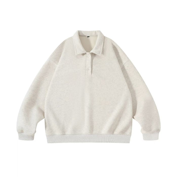 Loose Solid Color Heavy Polo N0531