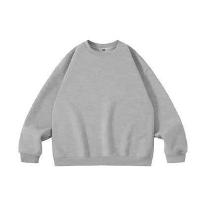 Solid Color Round Neck Sweater N0537