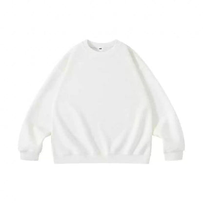 Solid Color Round Neck Sweater N0537