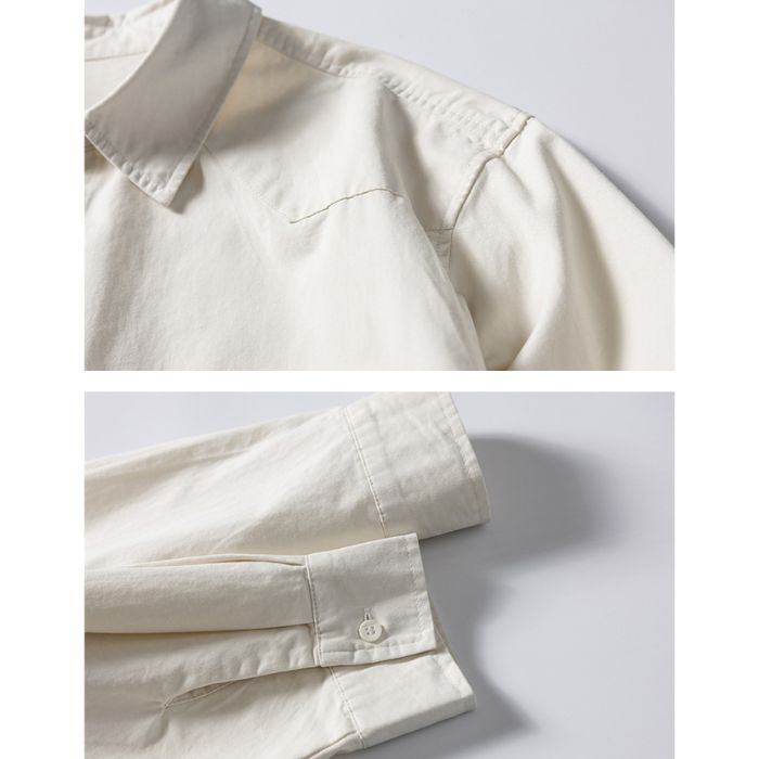 Basic Loose Casual Long-sleeved Shirt N0538