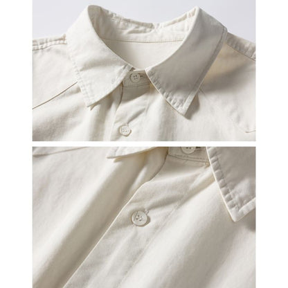 Basic Loose Casual Long-sleeved Shirt N0538