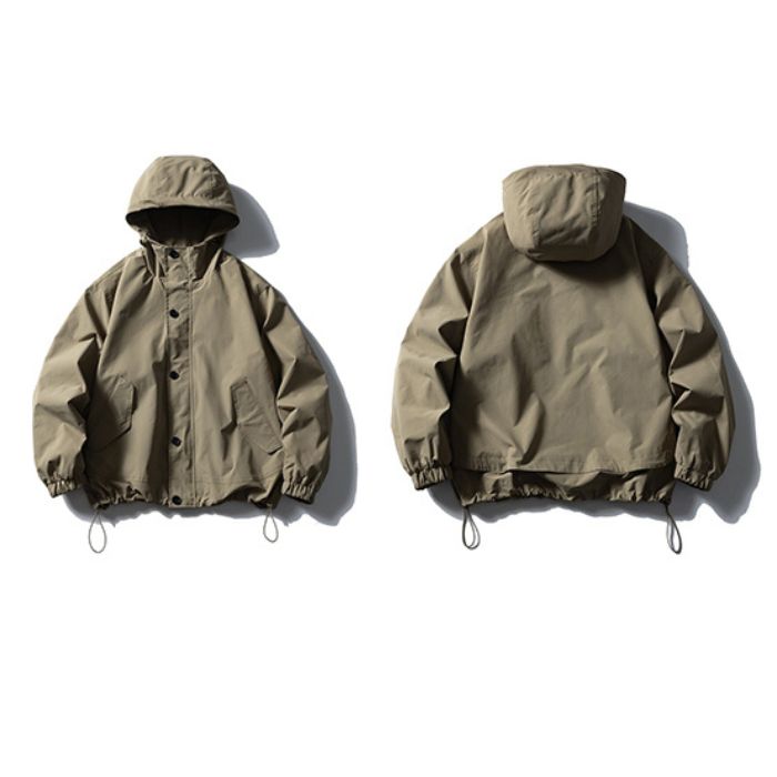 Loose Casual Hooded Jacket N0541