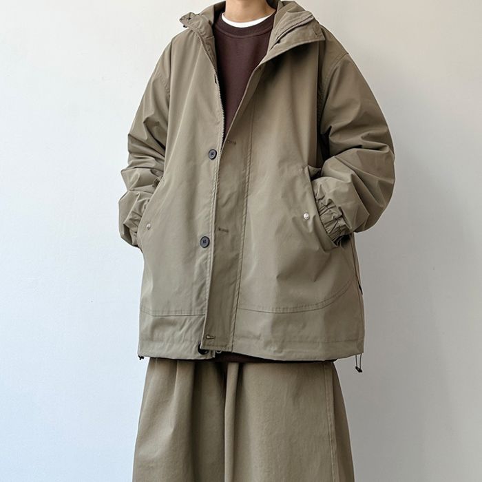 Loose Casual Hooded Jacket N0541