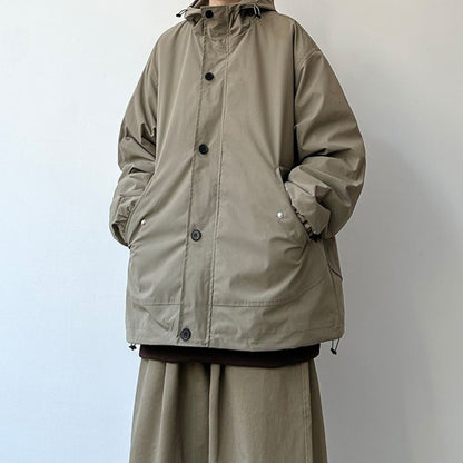 Loose Casual Hooded Jacket N0541