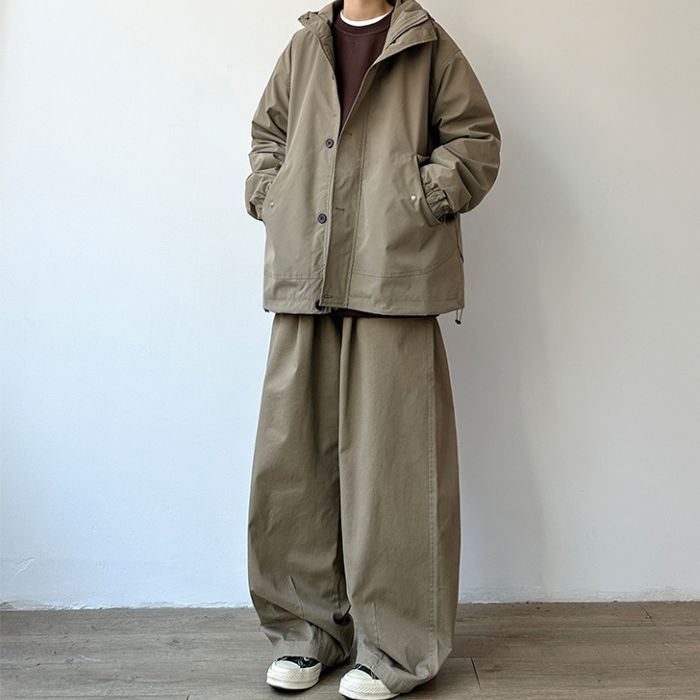 Loose Casual Hooded Jacket N0541