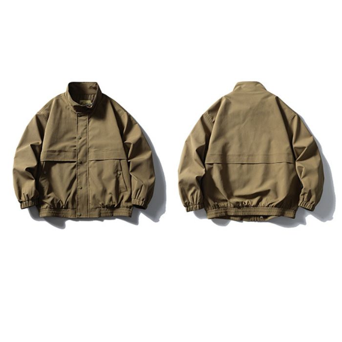 Loose Stand-up Collar Jacket N0542