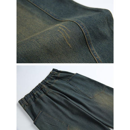 Casual Loose Straight Jeans N0546