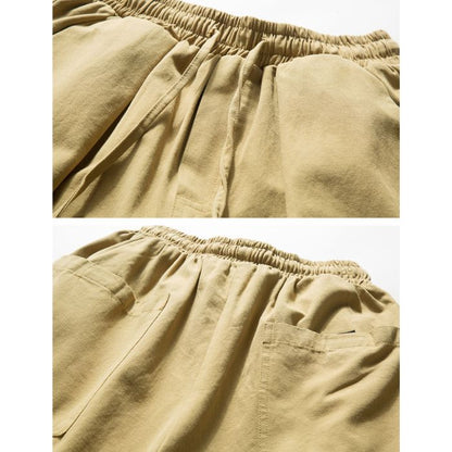 Solid Color Loose Straight Wide-leg Pants N0552