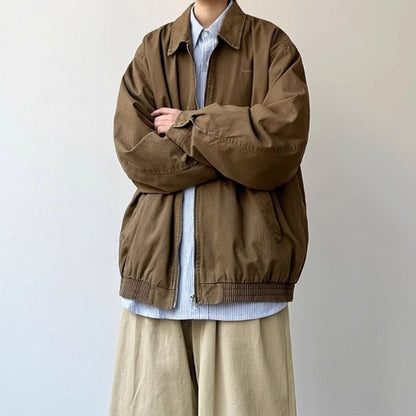 Lapel Casual Loose Jacket N0554