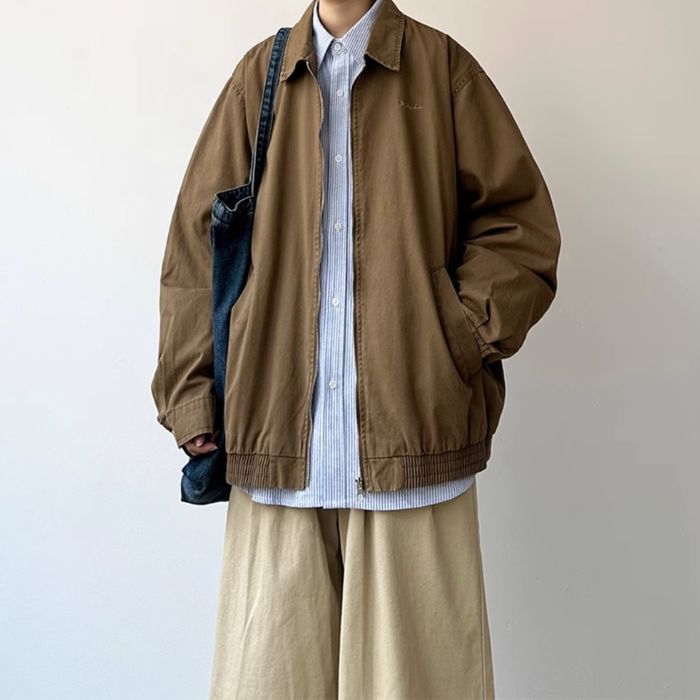 Lapel Casual Loose Jacket N0554