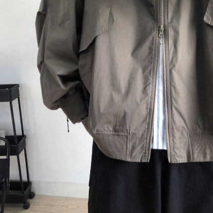 【OUTLET/即納】Stand-up Collar MA-1 Jacket N0409