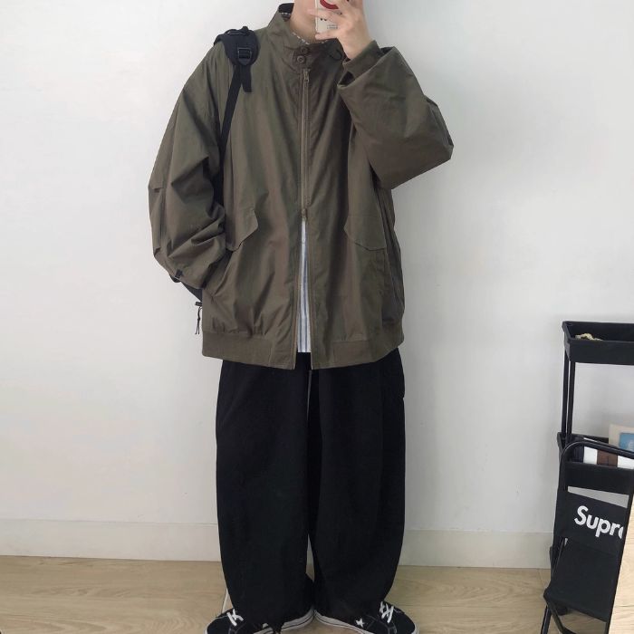 【OUTLET/即納】Stand-up Collar MA-1 Jacket N0409