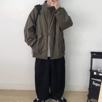 【OUTLET/即納】Stand-up Collar MA-1 Jacket N0409