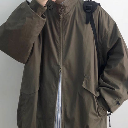 【OUTLET/即納】Stand-up Collar MA-1 Jacket N0409