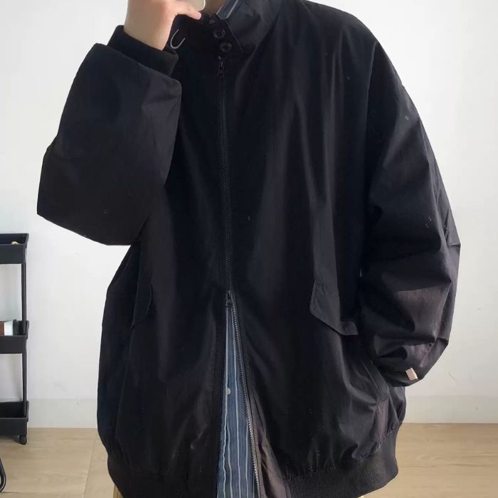 【OUTLET/即納】Stand-up Collar MA-1 Jacket N0409