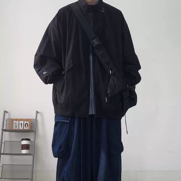 【OUTLET/即納】Stand-up Collar MA-1 Jacket N0409