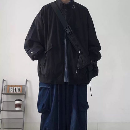【OUTLET/即納】Stand-up Collar MA-1 Jacket N0409