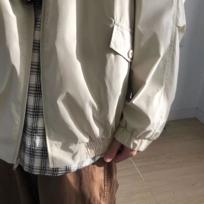 Loose Stand Collar Jacket N0492