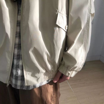 Loose Stand Collar Jacket N0492