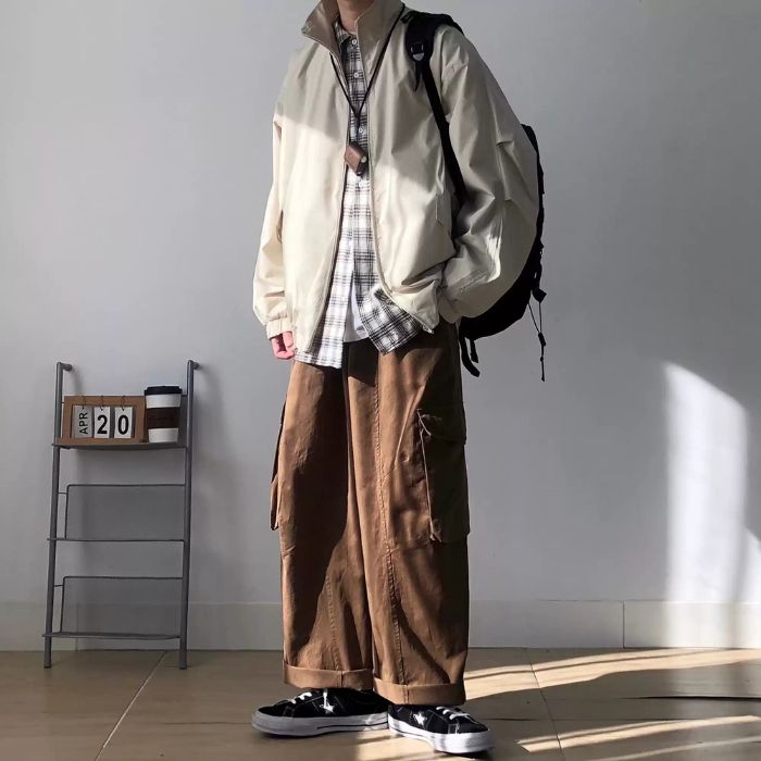 Loose Stand Collar Jacket N0492