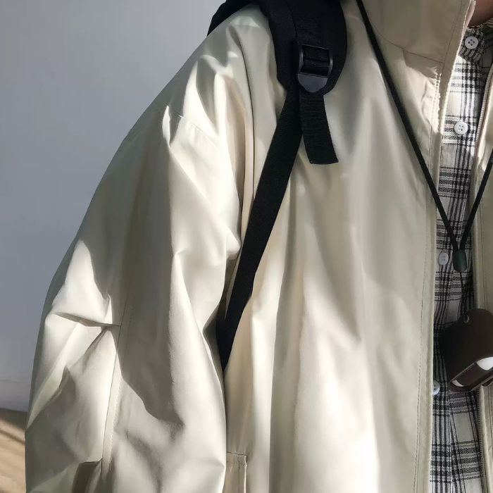 Loose Stand Collar Jacket N0492