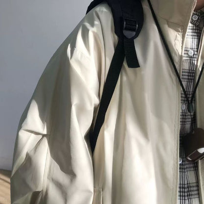 Loose Stand Collar Jacket N0492