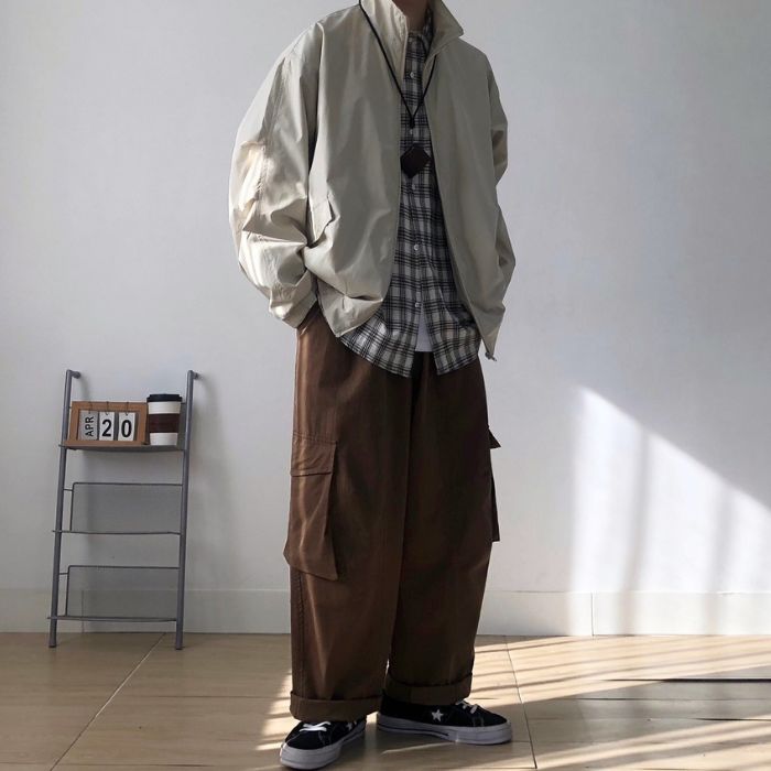 Loose Stand Collar Jacket N0492