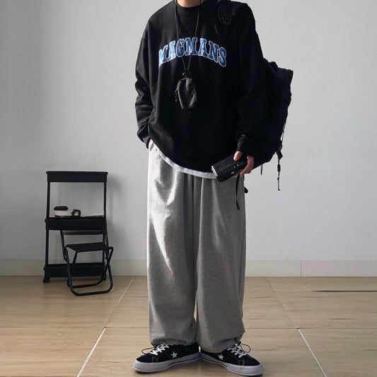 Loose Straight Wide-leg Sweatpants N0488