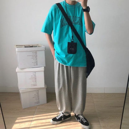 Loose Straight Wide-leg Sweatpants N0488