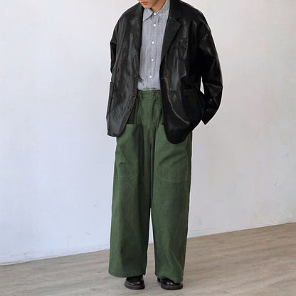 Oversized Silhouette Minimal Design Tailored Jacket N1055