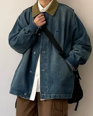 Faded Wash Casual Jacket N0671