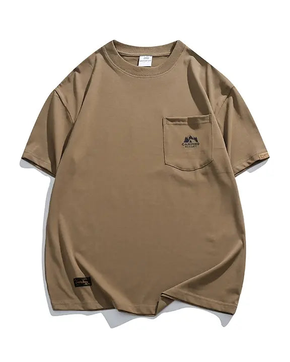 Simple Logo One Point Short Sleeve T-Shirt N0775