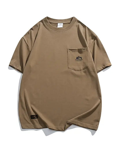 Simple Logo One Point Short Sleeve T-Shirt N0775