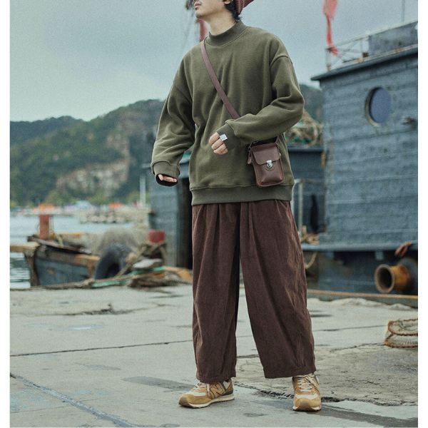 Wide-legged Lantern Casual Pants N0112