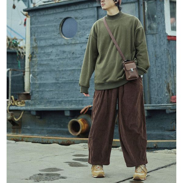 Wide-legged Lantern Casual Pants N0112