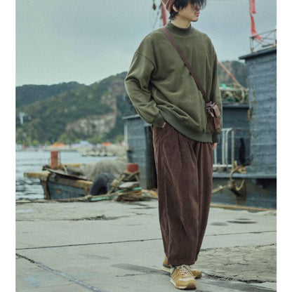 Wide-legged Lantern Casual Pants N0112