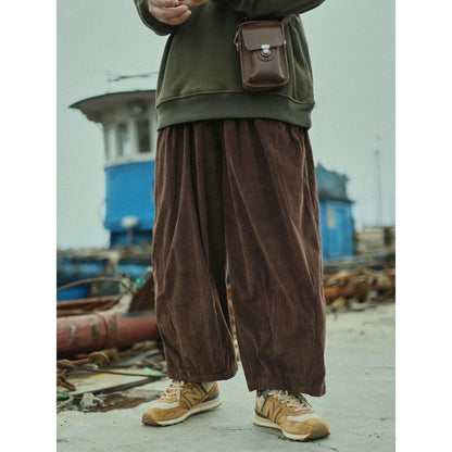 Wide-legged Lantern Casual Pants N0112