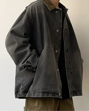 Faded Wash Casual Jacket N0671