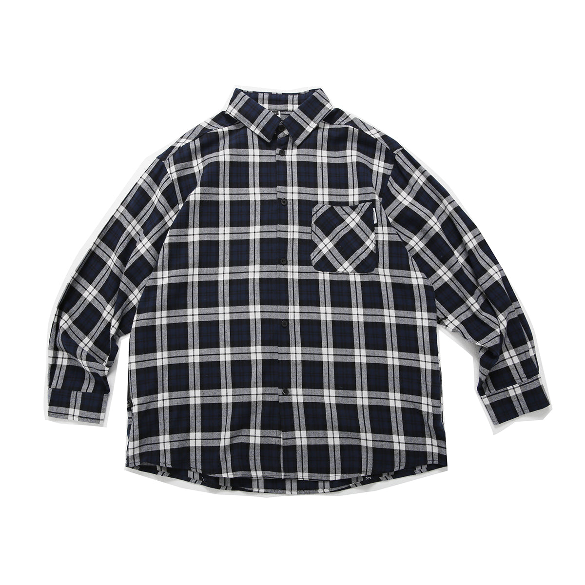 Plaid Long-sleeved Loose Shirt N0031