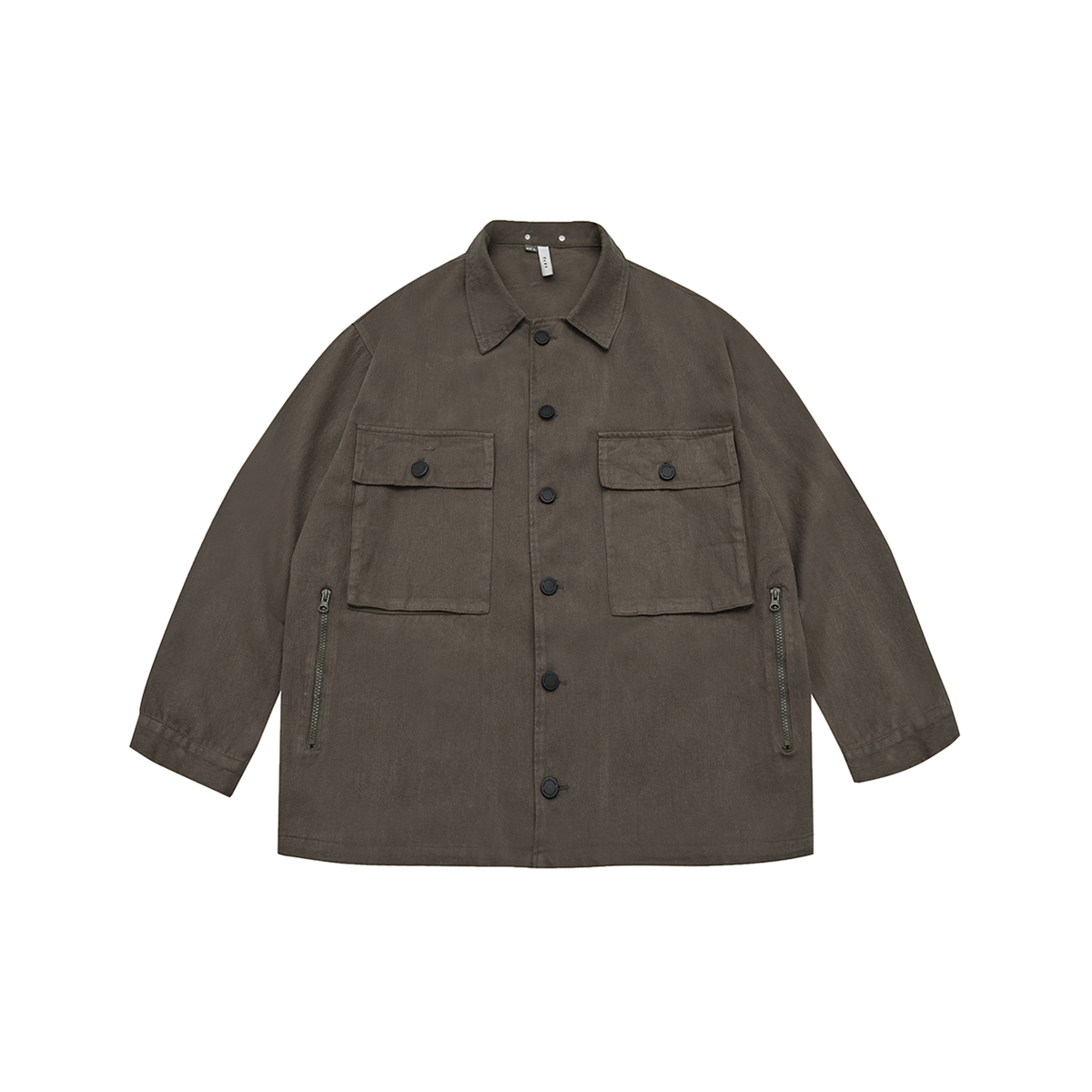 Versatile Multi-pocket Loose Shirt N0186