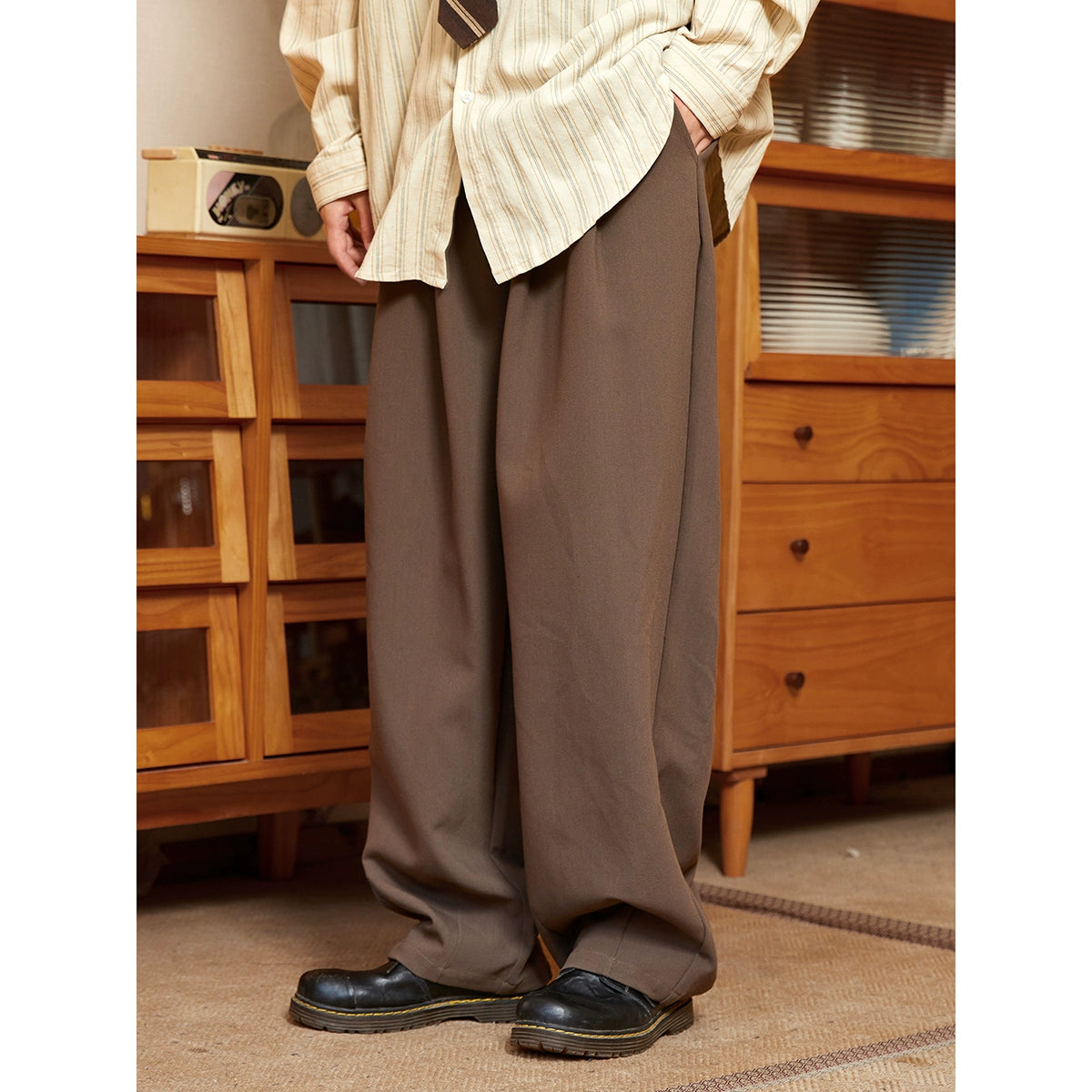 Loose Oversize Lazy Drop Pants N0182