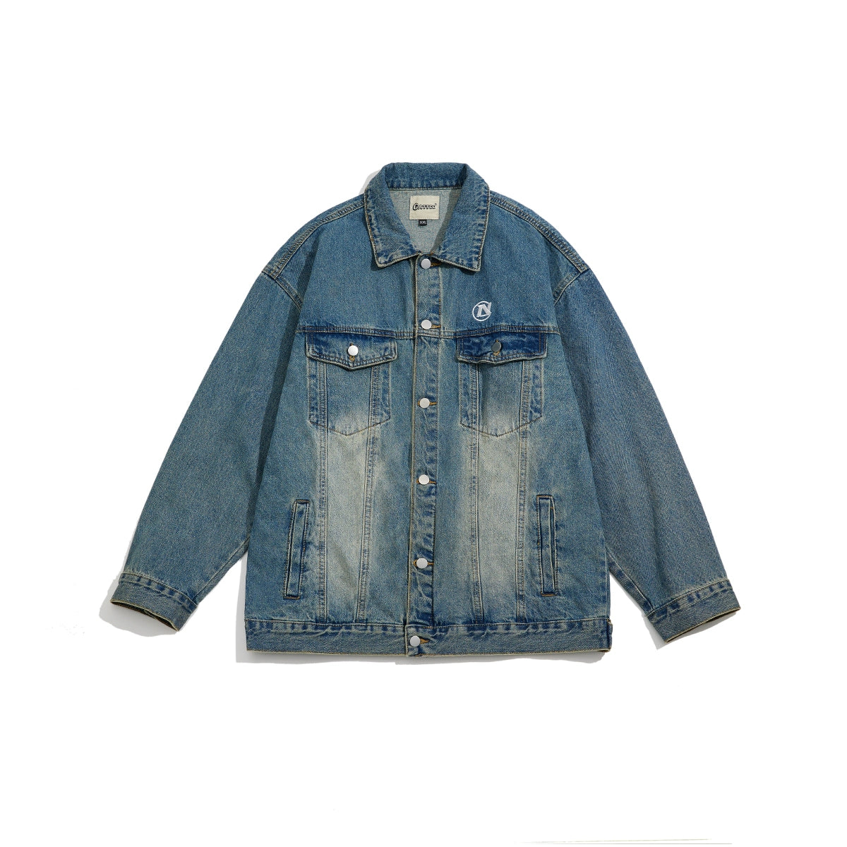 Denim Loose Gangster Jacket N0177